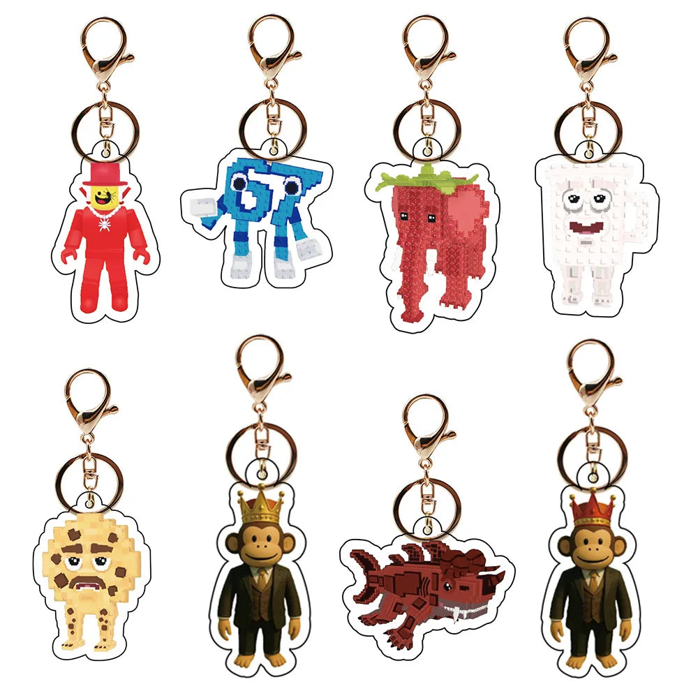 2026 New Steal A Brainrot Jandel Keychain Acrylic 67 Pendant Steal A Brainrot Keychains Cosplay Accessory For Christmats Gifts