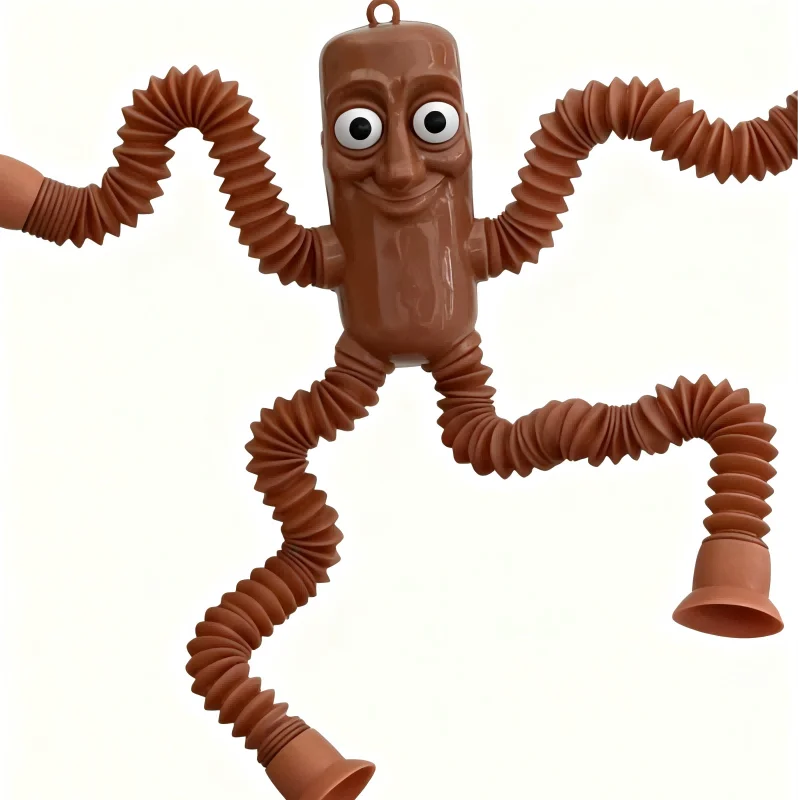 New Italian Brainrot Toys Tralalero Tralala Lirili Larila Tung Sahur Model Suction Cup Toys Telescopic Tubes Stress Relief Gifts