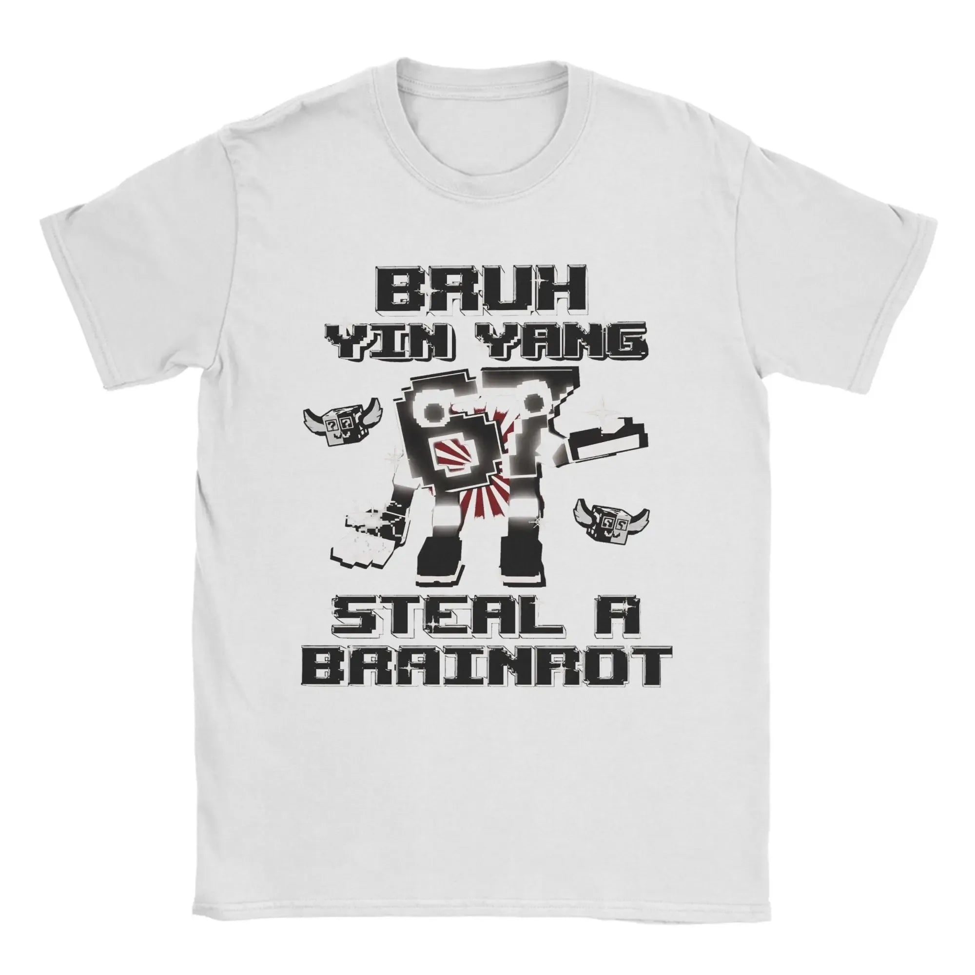 Steal A Brain Rot Shirt  67 Six SevenFunny Gamer Meme for Boys Oversized T-Shirt 6-7 Funny Italian Brainrot Gaming Y2k Saying Tee