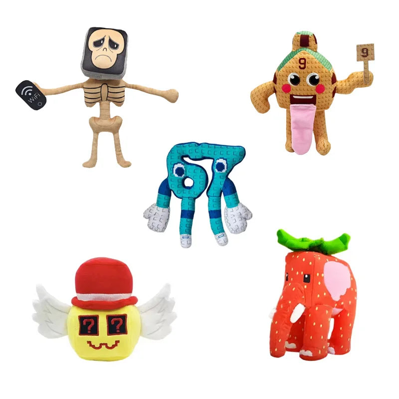 Steal A Brainrot Plush Doll Steal A Brainrot 67 Plushies Toy 67 Brainrots Italian Brainrot Chair Plush Soft Toys