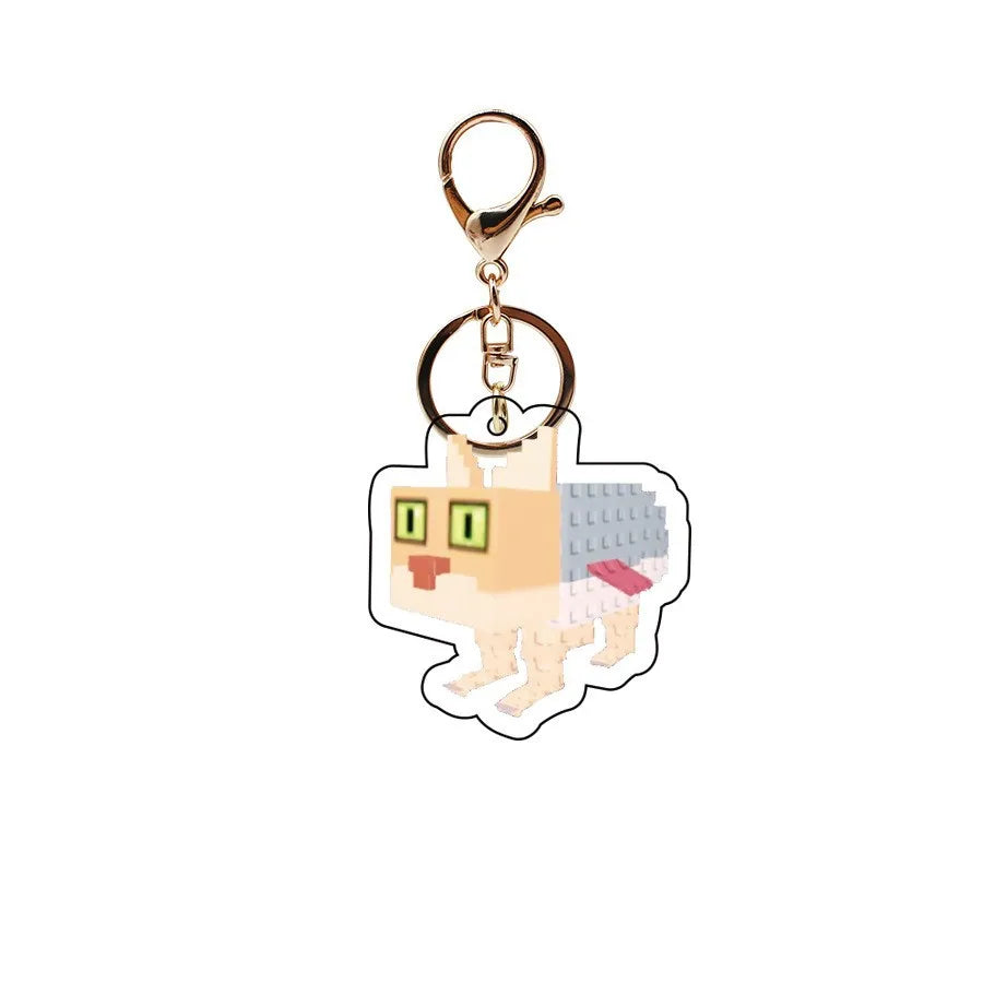 2026 New Steal A Brainrot Jandel Keychain Acrylic 67 Pendant Steal A Brainrot Keychains Cosplay Accessory
