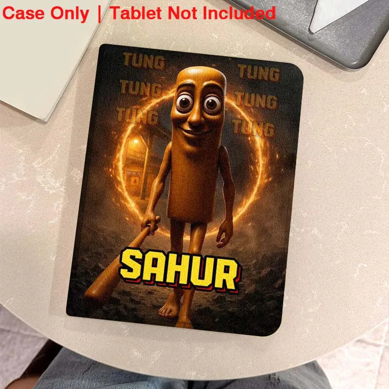 TungTungSahur brainrot For iPad Pro Air Mini 1 2 3 4 5 6 7 7th 8th 9th 10th 11th 10.2 9.7 10.5 10.9 11 12.9 Tablet Case