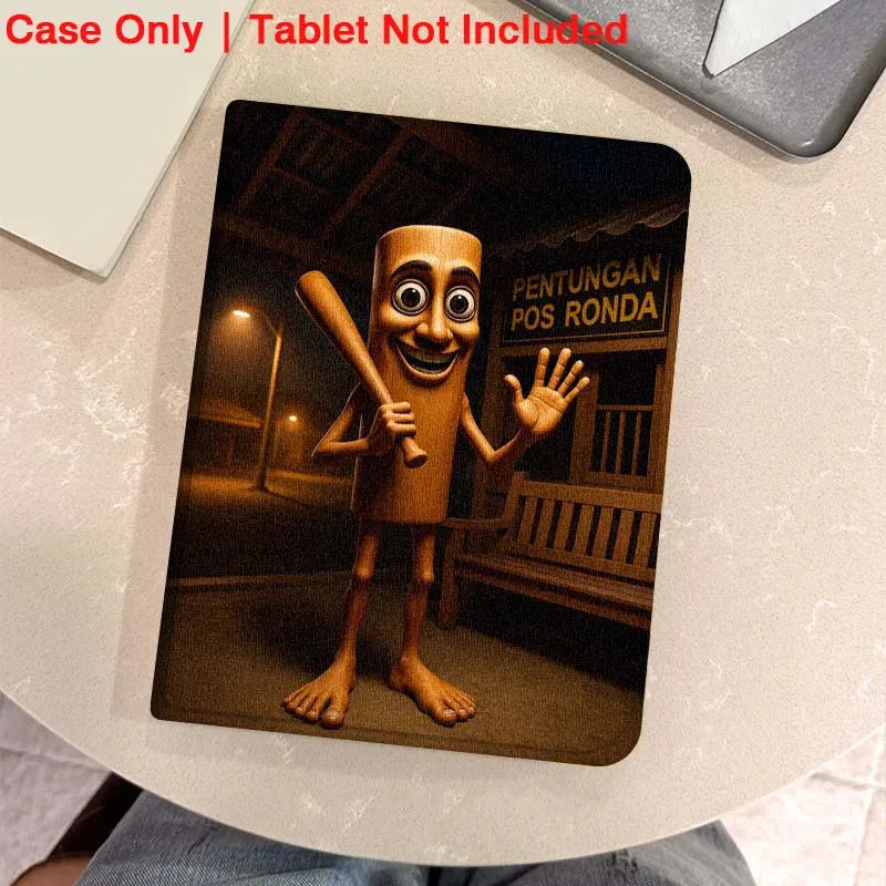 TungTungSahur brainrot For iPad Pro Air Mini 1 2 3 4 5 6 7 7th 8th 9th 10th 11th 10.2 9.7 10.5 10.9 11 12.9 Tablet Case