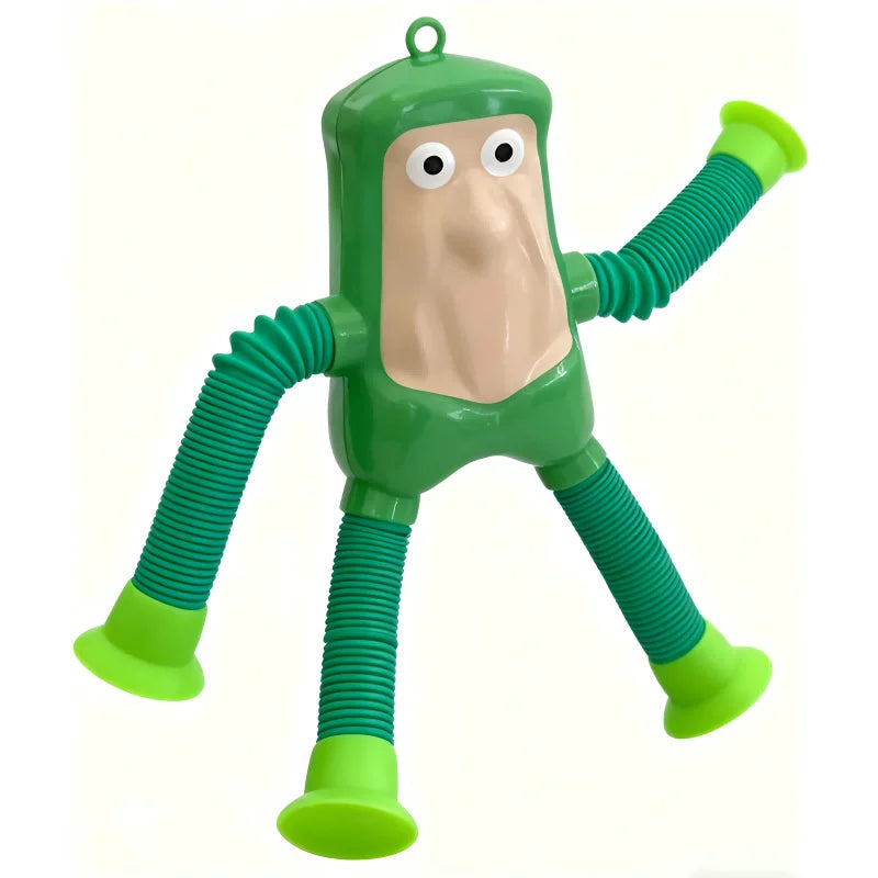 New Italian Brainrot Toys Tralalero Tralala Lirili Larila Tung Sahur Model Suction Cup Toys Telescopic Tubes Stress Relief Gifts